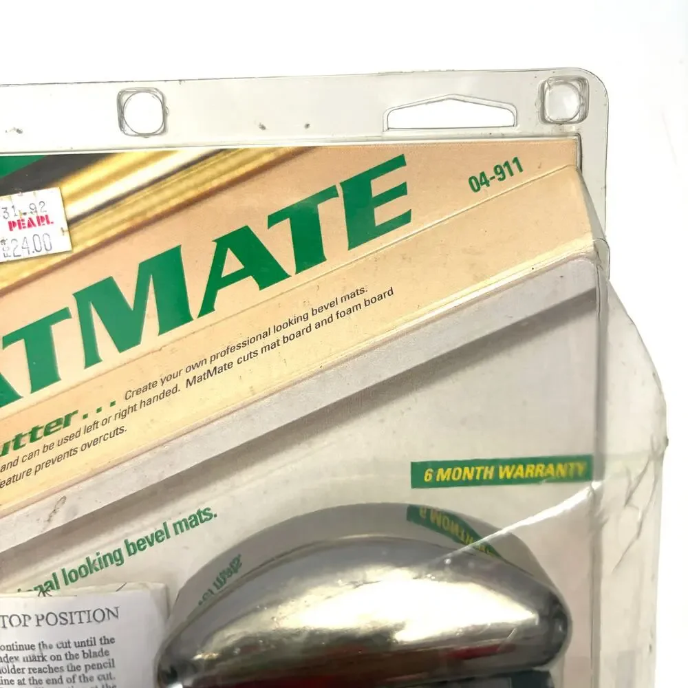 Vintage Fletcher MatMate 04-911 Bevel Mat Cutter NOS Picture Framing Tool USA